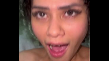 Beautiful young girl enjoying herself on a big dick.
