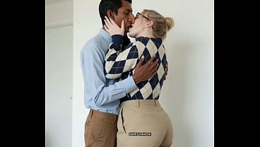 OUCH! It hurts!... YOU IDIOT, I TOLD YOU JUST THE TIP AND YOU SHOVE IT ALL IN AND FROM BEHIND!!! MEETING WITH MY SECRETARY AND I LEFT HER ASS LIKE A KING CAKE - [AI GENERATED]